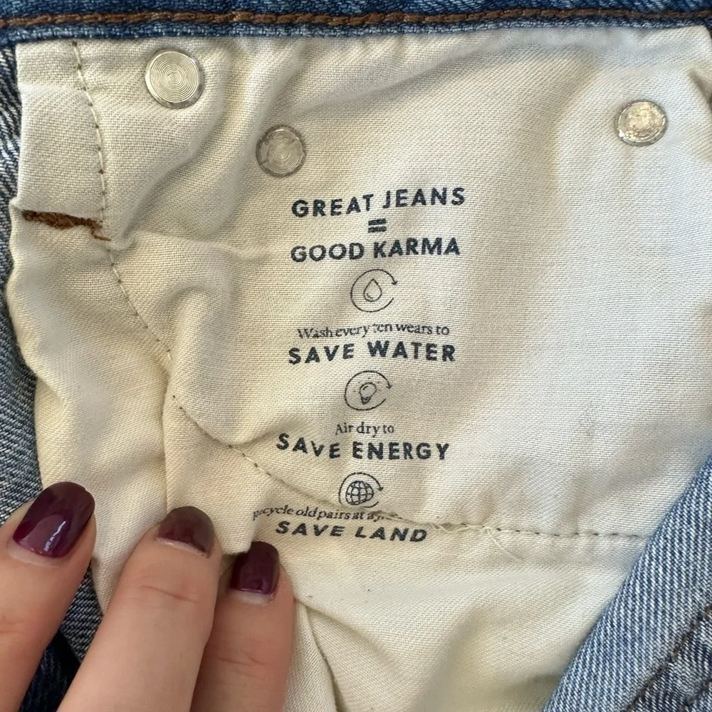 J. Crew High Rise Raw Hem Denim Skirt - Picture 10 of 10